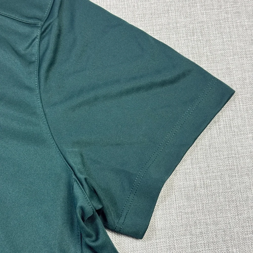 Puma Golf Polo Shirt Burnt Store Marina‎ Womens Medium Green Short Sleeve